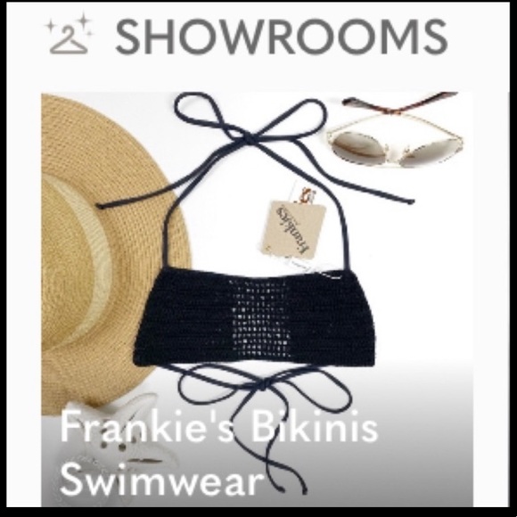 NWT FRANKIE'S BIKINIS BRAND BOHO PATTERN PINK BIKINI BOTTOMS S - Picture 2 of 9